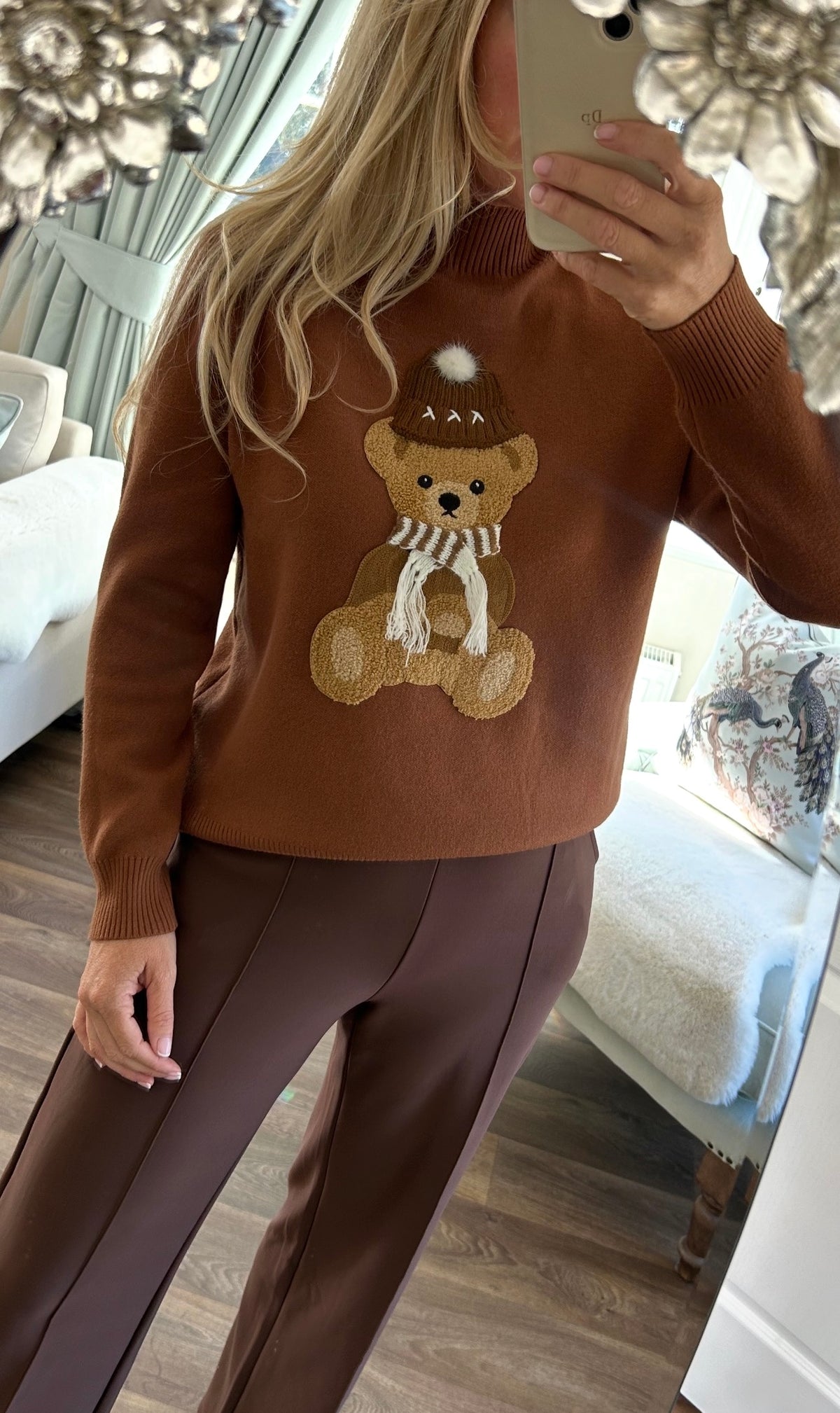 bear turtleneck jumper( teddy bear)