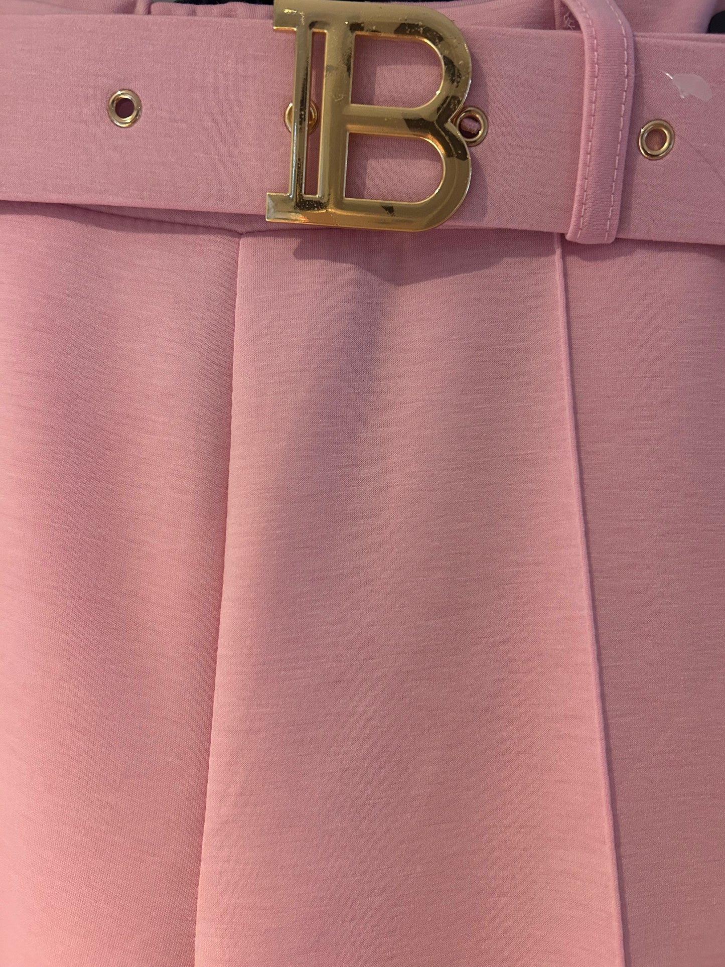 Belted joggers & top