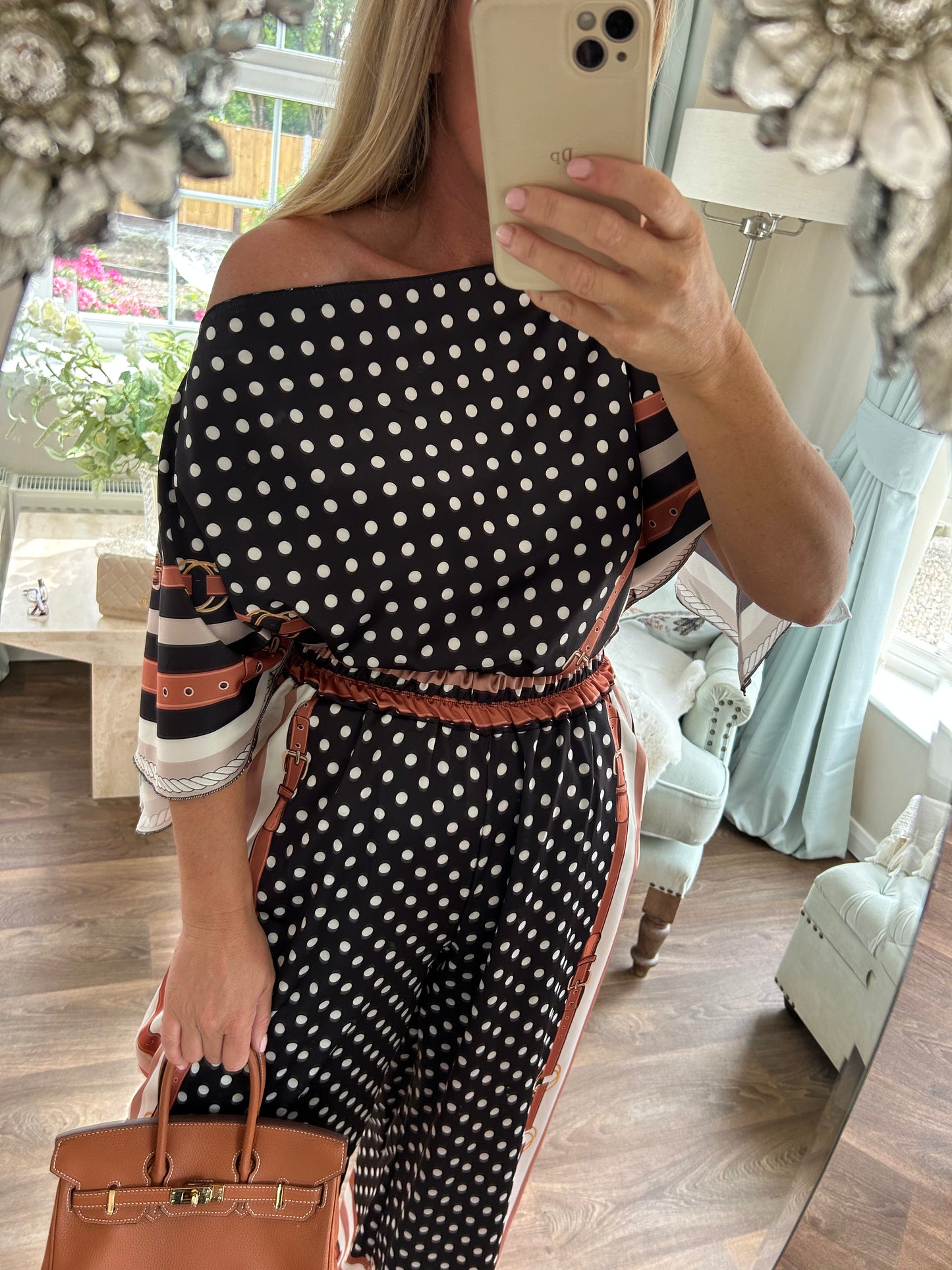 Handkerchief silky co ord