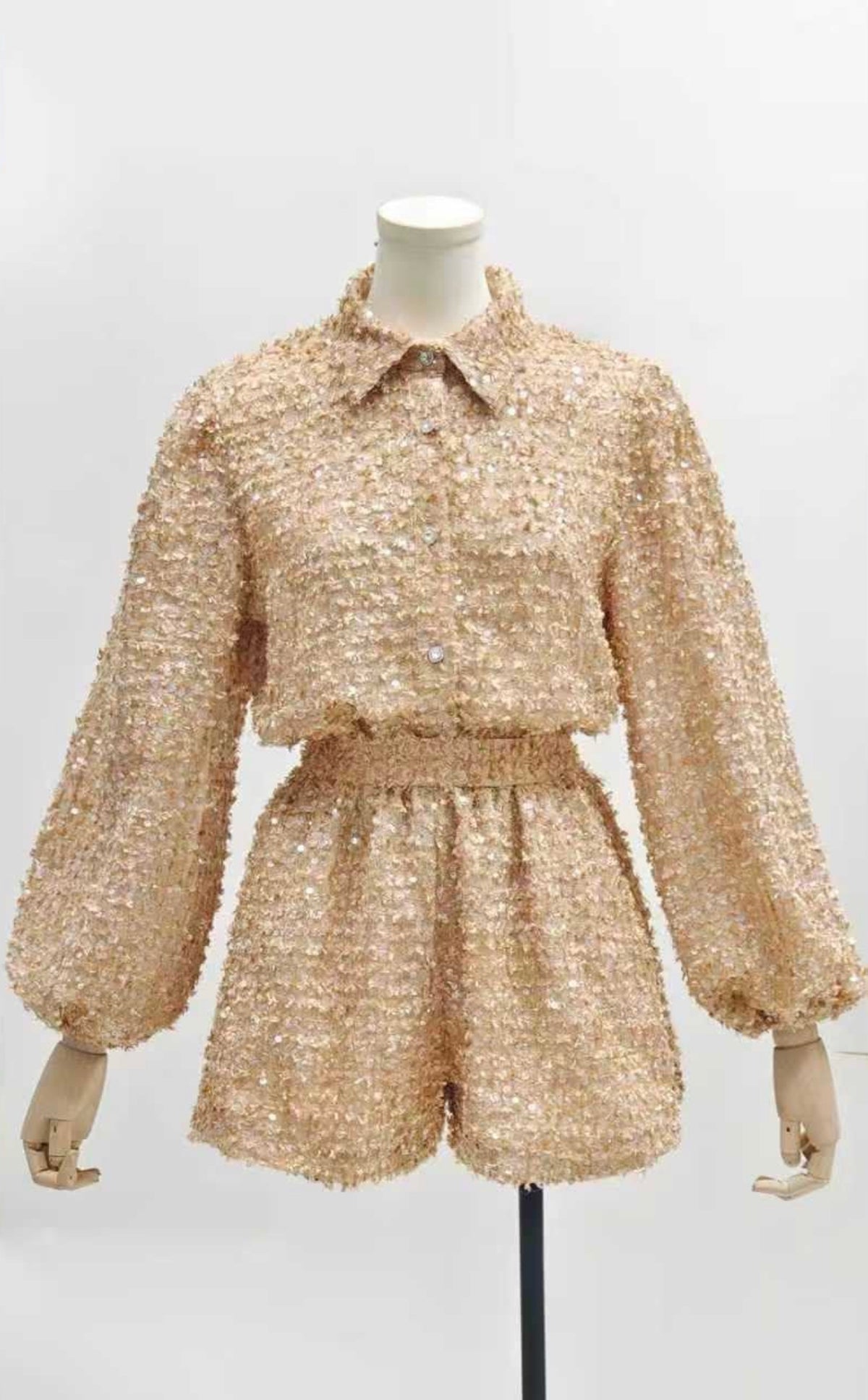 Luxe sequin ￼ flock Co ord