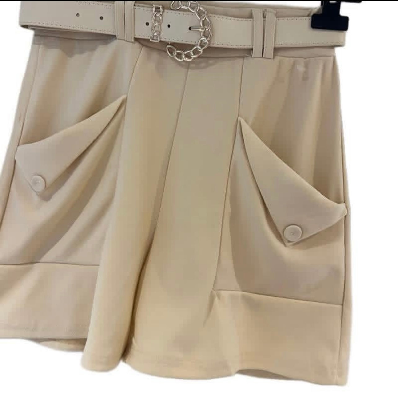 Belted shorts
