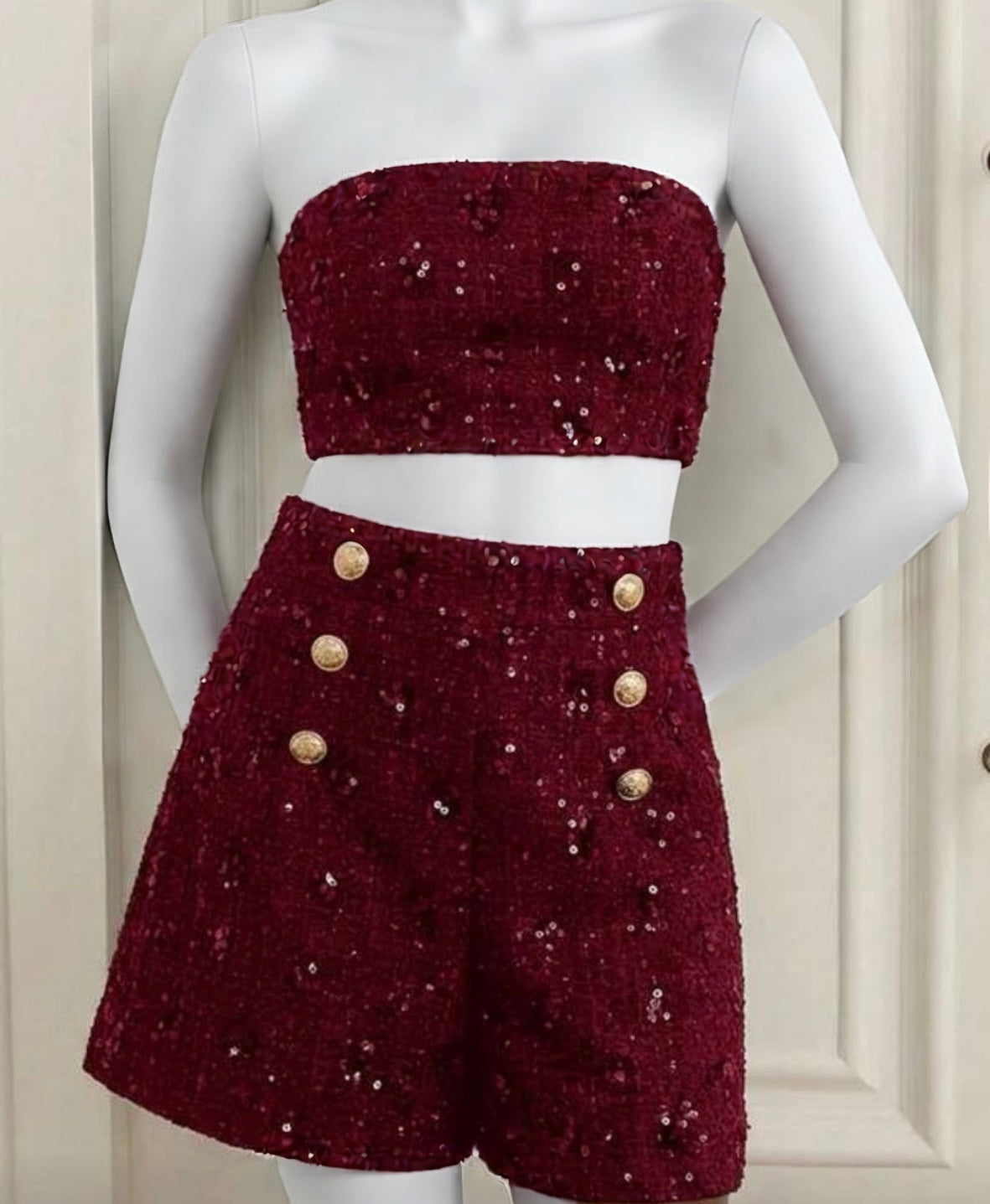 Sequin, tweed Co ord