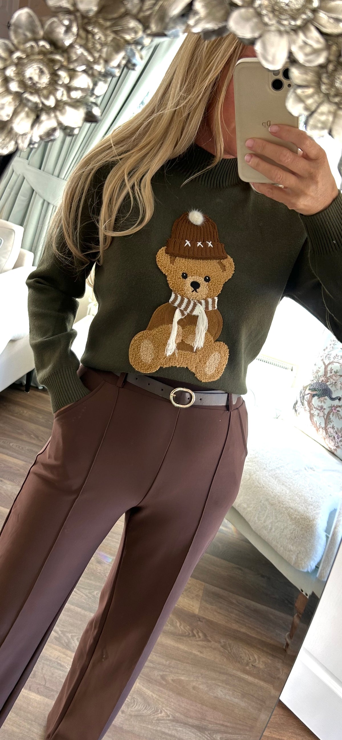 bear turtleneck jumper( teddy bear)