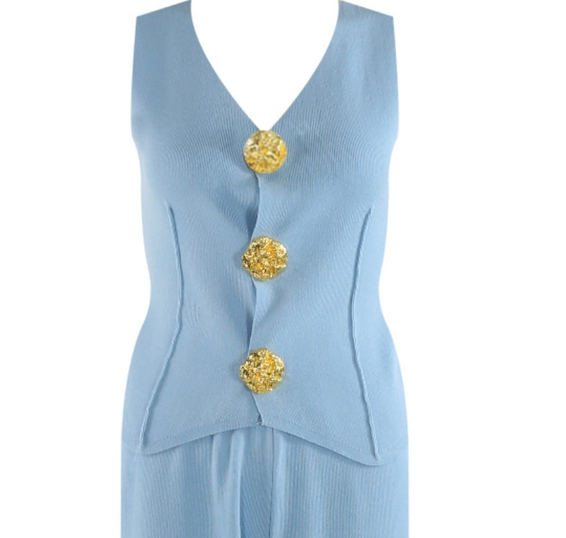 Lola luxe gold button Co ord