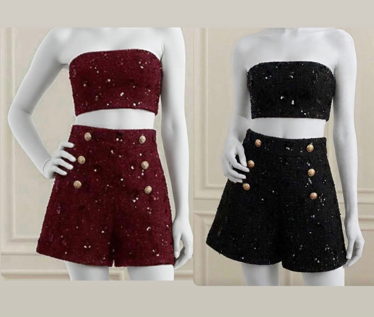 Sequin, tweed Co ord