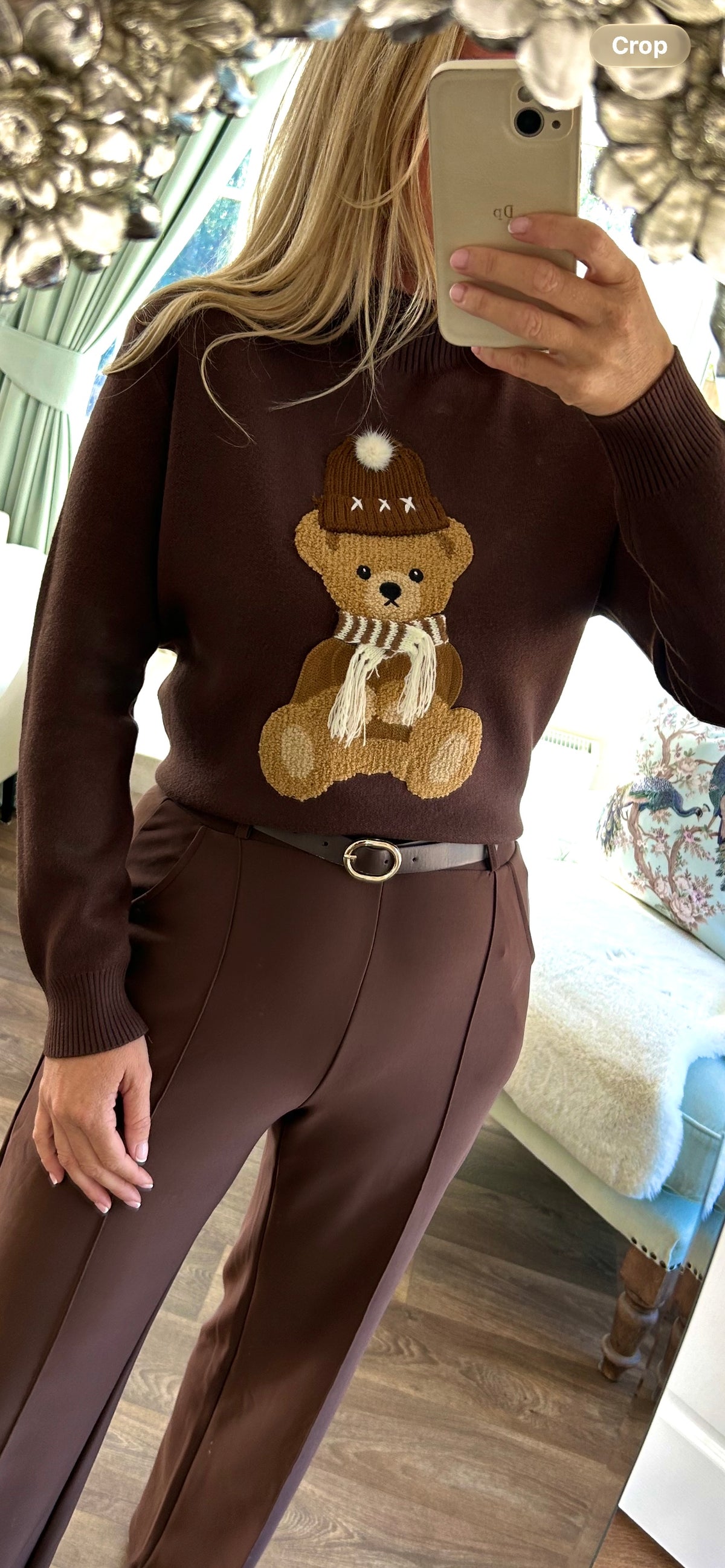 bear turtleneck jumper( teddy bear)
