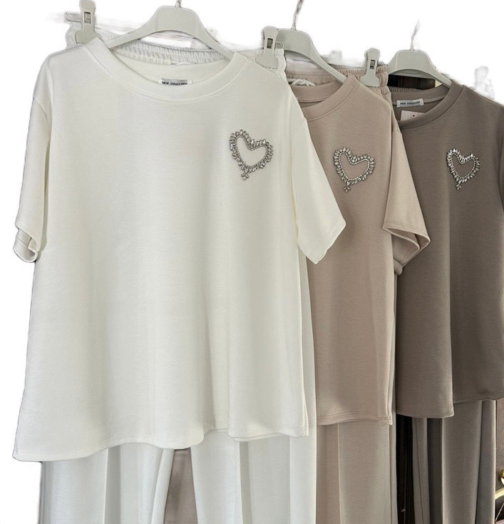 Pose Co ord , T-shirt, trousers,set,