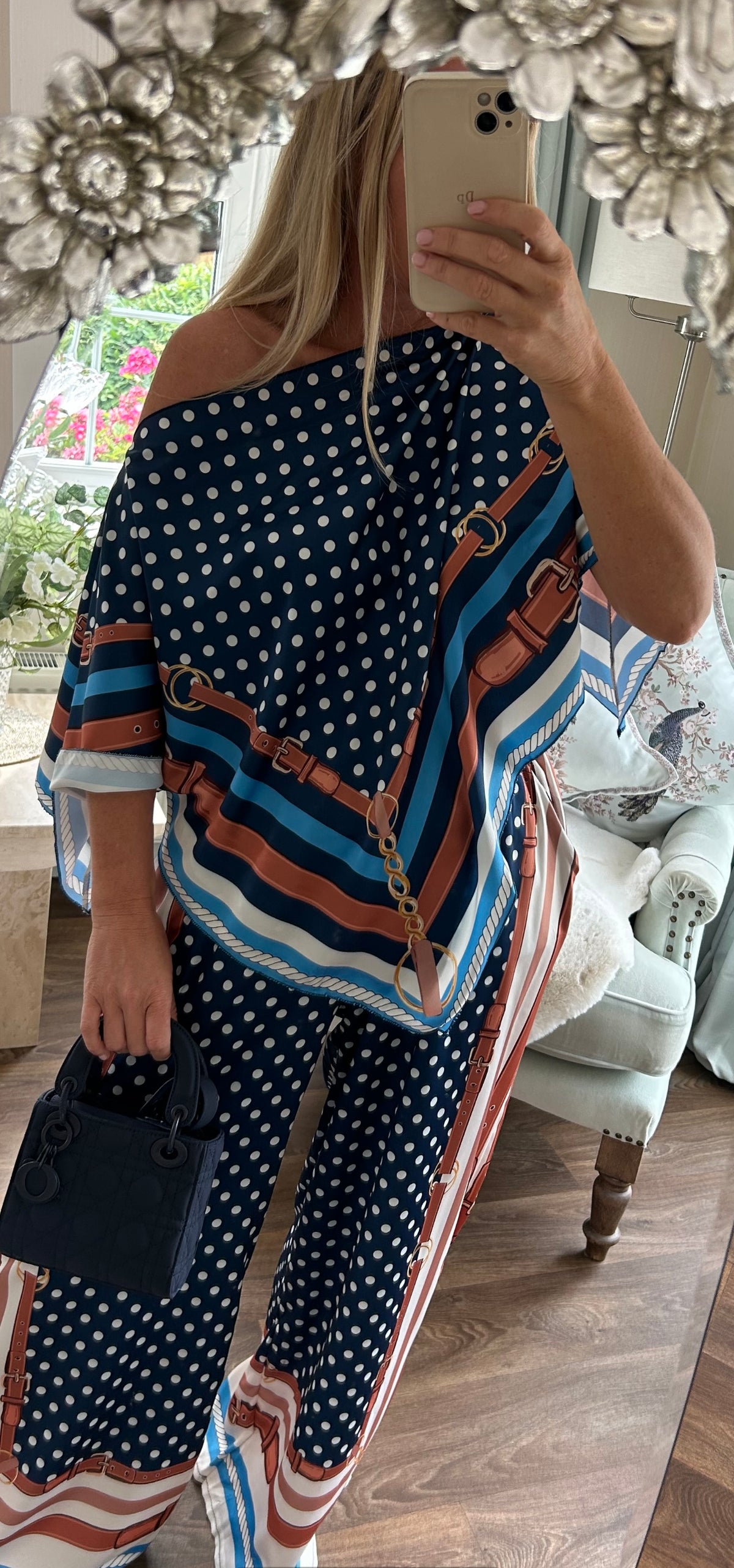 Handkerchief silky co ord