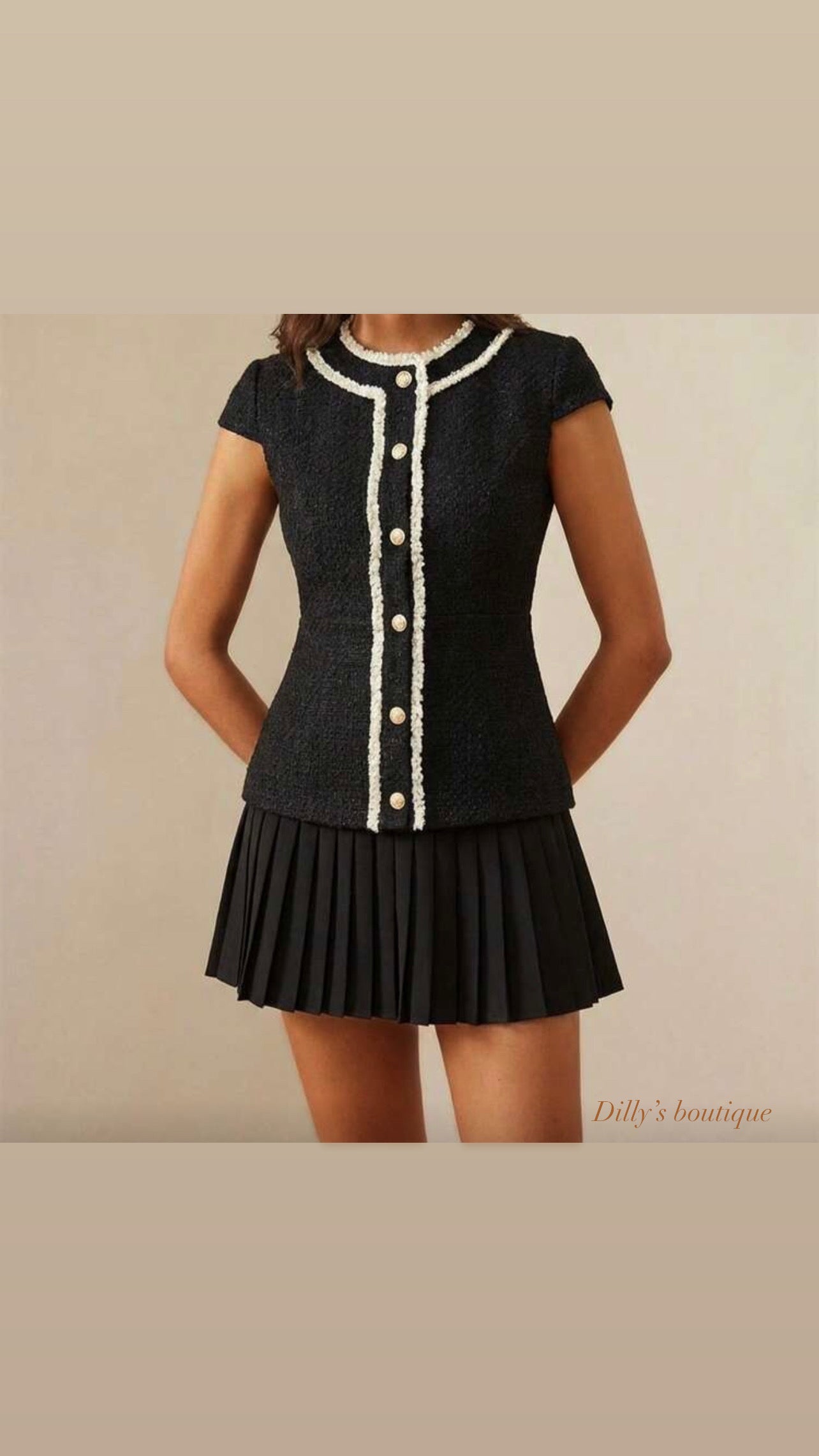 Bb Tweet pleated dress