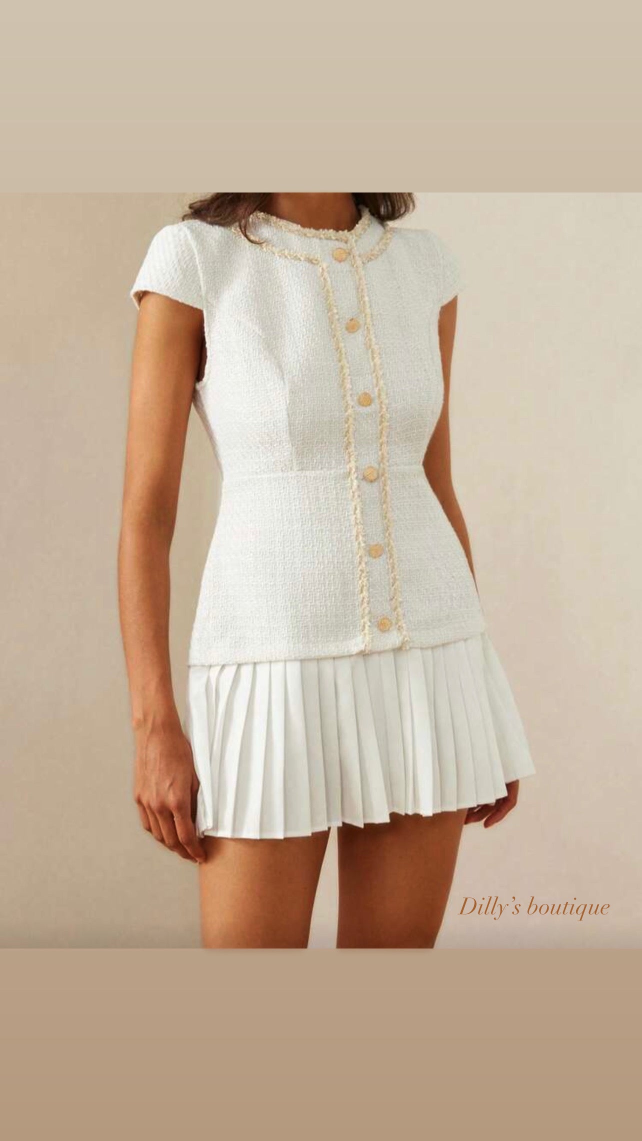 Bb Tweet pleated dress