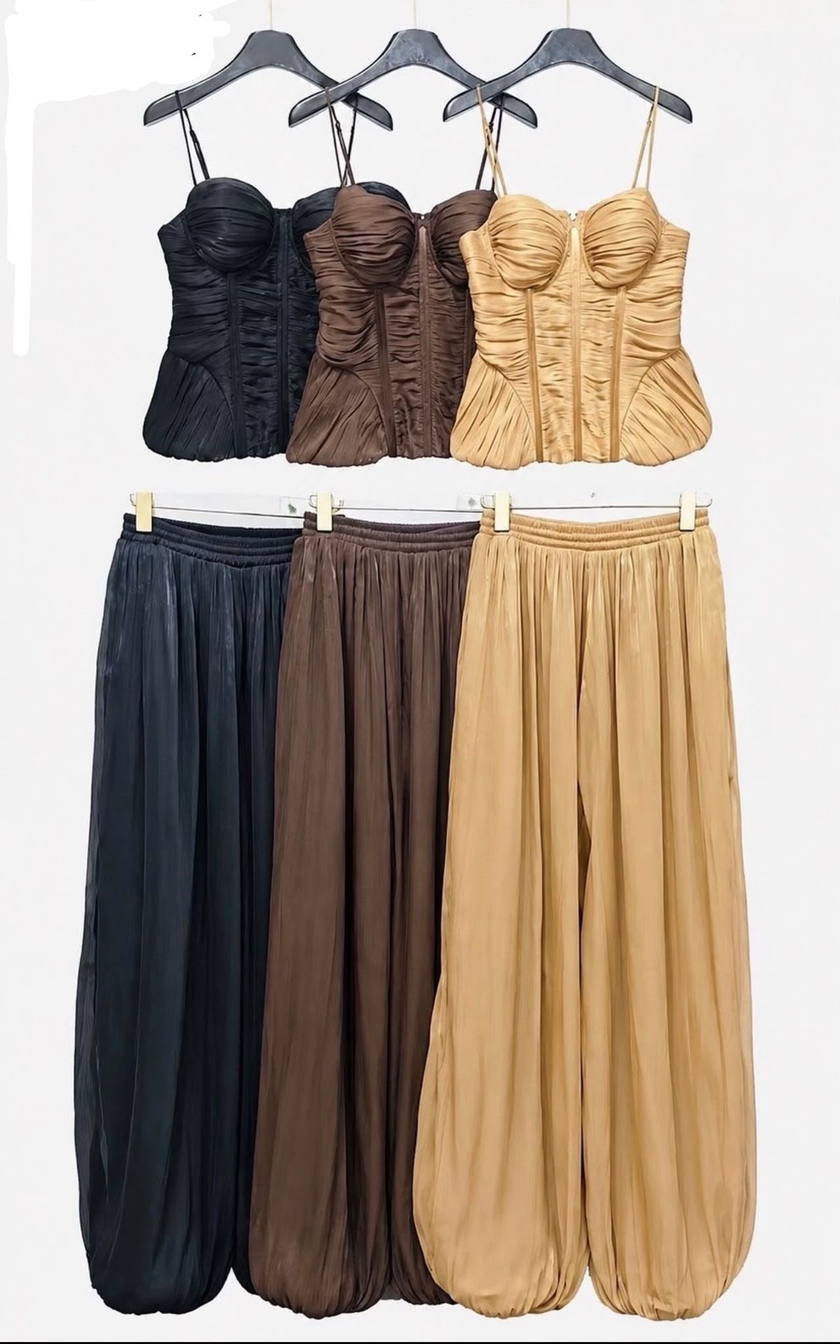 Luxe, Genie pants & ￼ corset top ￼Co ord