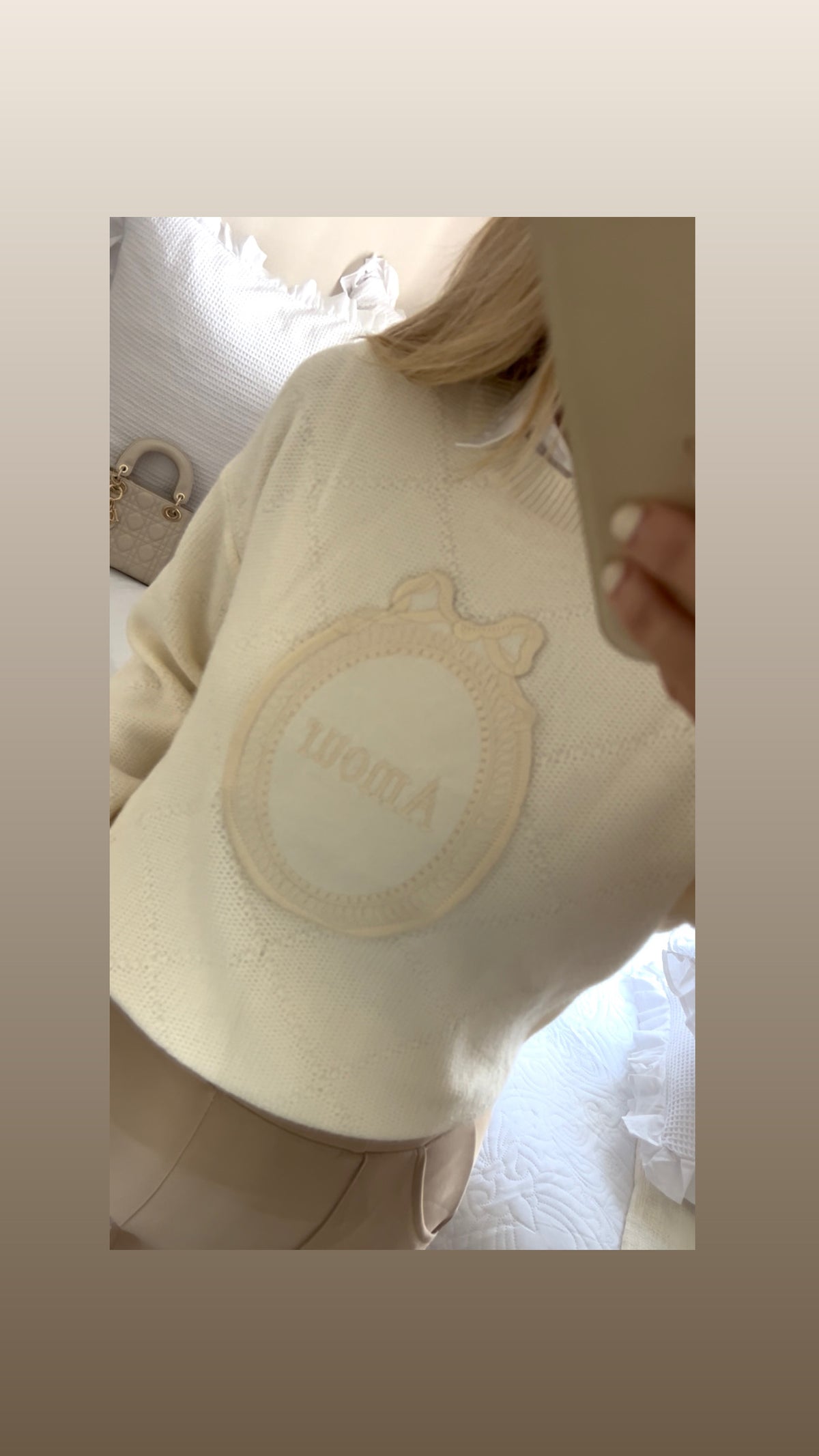 Amour soft knitted jumper