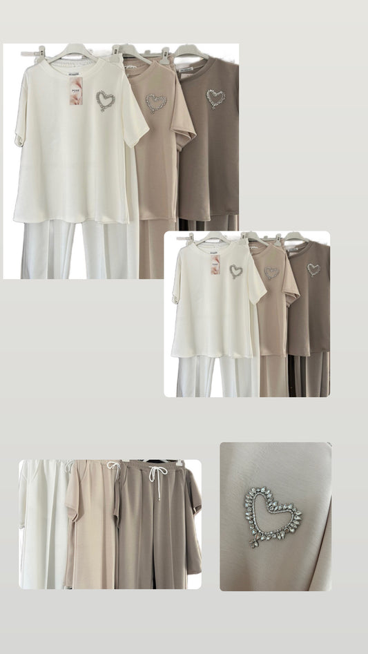 Pose Co ord , T-shirt, trousers,set,