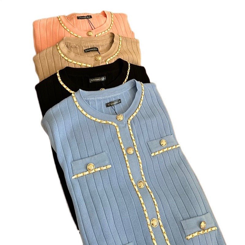 Amelia gold chain co ord wide leg